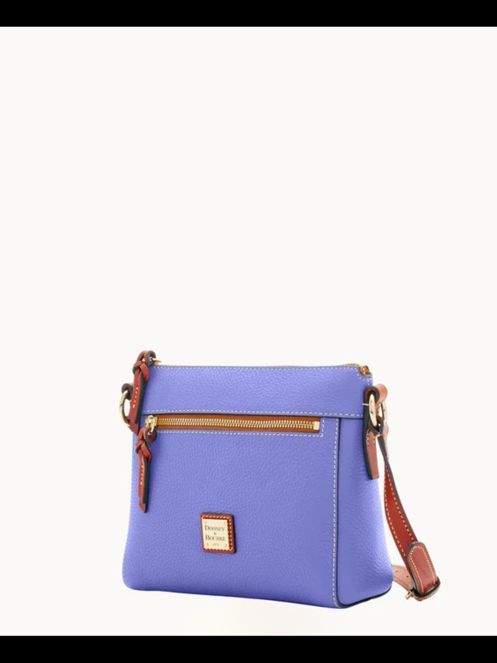 NWT! Dooney & Bourke Lavender Pebbled Leather Crossbody